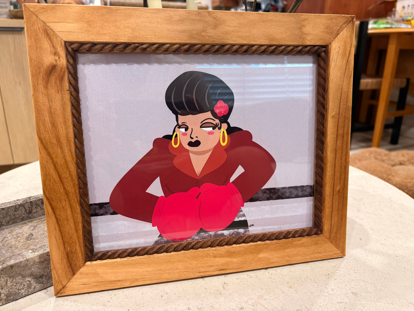 Chicana Boxer